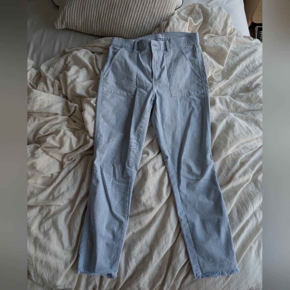 Light Blue LOFT cropped Pants
